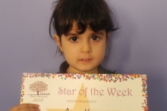Star Of The Week (Pre School Classes) 24-03-2016
